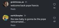 Instagram users comment on Trisha's post